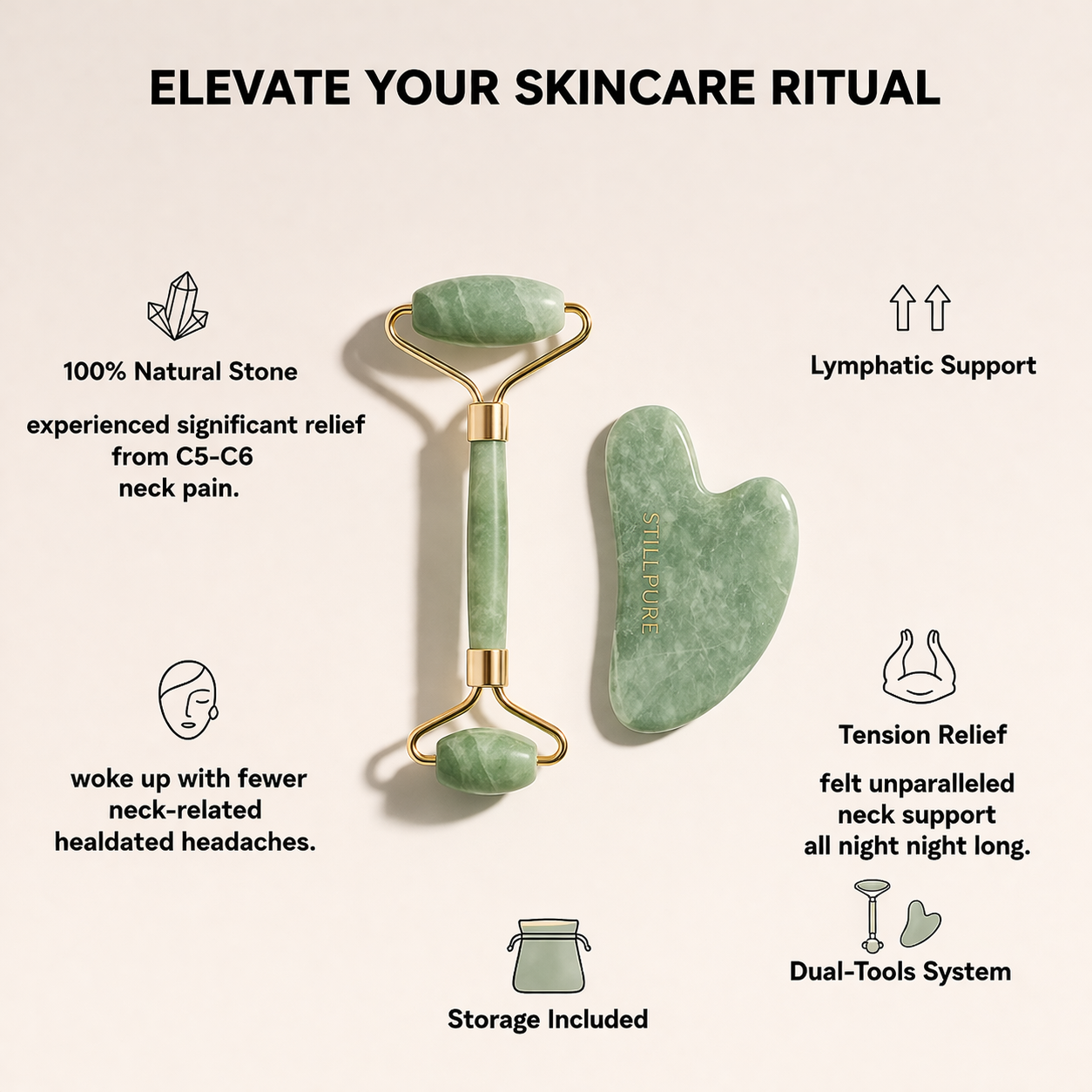 Jade Roller & Gua Sha Gift Box